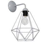 Decoland Basket 1 - Aplique de pared, color gris
