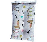 Decolores | Cojín Térmico de Semillas | 15 x 22 cm | Aroma a Eucalipto | Efecto Calor y Frío | Apto para Microondas y Congelador | Funda Lavable | Estampado de Perros