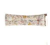 Decolores | Cojín Térmico de Semillas | 15 x 50 cm | Aroma a Romero | Efecto Calor y Frío | Apto para Microondas y Congelador | Funda Lavable | Estampado de Hojas