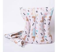 Decolores | Cojín Térmico de Semillas | 25 x 30 cm | Efecto Calor y Frío | Apto para Microondas y Congelador | Estampado de Perros