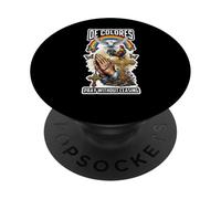 DeColores Cursillo Rainbow Gallo Católico PopSockets PopGrip Adhesivo