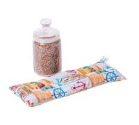 DECOLORES Saco Térmico De Semillas | Alivia Dolores Musculares Y Cólicos En Bebés | Aroma Relajante A Lavanda | Diseño Floral Compacto 15x40Cm | Efecto Frío Y Calor | Saco Semillas Microondas