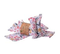 DECOLORES Saco Termico De Semillas Sin Aroma | Para Dolores Musculares y Cólicos | Compresa Fría | Bolsa de Semillas Calor Microondas Diseño Floral, Compacto Y Seguro, 15x22 Cm