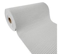 DecoMeister Alfombra de Baño Alfombrilla Antideslizante de PVC Tapete Lavable de Espuma Suave Estera Multifuncional para Suelo Piscina Cocina Pasillo 65x100 cm Patrón Gris