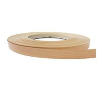 DecoMeister Cinta de Melamina de Borde 21mm x 10m - Canto para Muebles Adhesivo - Protector de Bordes Termoadhesivo para Estanterías y Mesas - Tira para Cantos con Plancha - Haya Clara