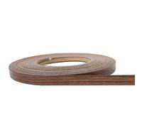 DecoMeister Cinta de Melamina de Borde 21mm x 15m - Canto para Muebles Adhesivo - Protector de Bordes Termoadhesivo para Estanterías y Mesas - Tira para Cantos con Plancha - Nogal Wisconsin