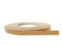 DecoMeister Cinta de Melamina de Borde 21mm x 50m - Canto para Muebles Adhesivo - Protector de Bordes Termoadhesivo para Estanterías y Mesas - Tira para Cantos con Plancha - Roble Caramelizado