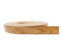 DecoMeister Cinta de Melamina de Borde 40mm x 15m - Canto para Muebles Adhesivo - Protector de Bordes Termoadhesivo para Estanterías y Mesas - Tira para Cantos con Plancha - Roble Caramelizado