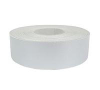 DecoMeister Cinta de Melamina de Borde 40mm x 5m - Canto para Muebles Adhesivo - Protector de Bordes Termoadhesivo para Estanterías y Mesas - Tira para Cantos con Plancha - Aluminio