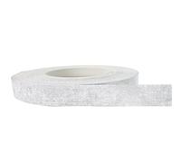DecoMeister Cinta de Melamina de Borde con Adhesivo Termofusible Para Cantos Cintas Adhesivas Para Planchar Para Muebles Tableros Armarios Estantes Chapa Para Cantear 40mm x 10m Patrón Bellato Gris