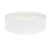 DecoMeister Cinta de Melamina de Borde con Adhesivo Termofusible Para Cantos Cintas Adhesivas Para Planchar Para Muebles Tableros Armarios Estantes Chapa Efecto Madera 40mm x 25m Blanco Ártico