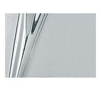 DecoMeister Lámina Adhesiva Para Muebles Efecto Metal Cromado Vinilo Autoadhesivo Plata Para Cocina Puertas Pared Papel Decorativo Permanente Para Bricolaje Decoración Para Hogar En Rollo 45 x 490 cm