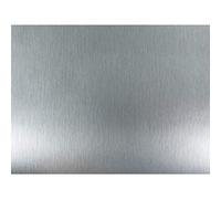 DecoMeister Lámina Adhesiva Para Muebles Nevera Efecto Aluminio Cepillado Liso Vinilo Autoadhesivo Plata Para Cocina Puerta Pared Papel Decorativo Para Bricolaje Decoración Hogar Rollo 67,5 x 200 cm
