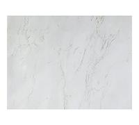 DecoMeister Papel Adhesivo Efecto Mármol Lámina Autoadhesiva Para Muebles Armario Vinilo Decorativo Para Puertas Pared Cocina En Rollo Película Para Forrar 67,5 x 50 cm Mármol Blanco Mate