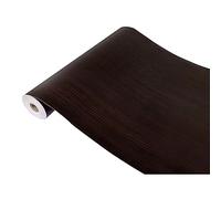 DecoMeister Papel Adhesivo Muebles Efecto Madera Vinilo Autoadhesivo Decorativo Pegatina Para Cocina Pared Armario Mesa Puerta Lámina Para Forrar En Rollo 67,5 x 100 cm Wenge Castaño Por Metros