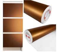 DecoMeister Papel Decorativo Adhesivo Para Muebles Cobre Mate Lámina Para Forrar Puerta Armario Vinilo Autoadhesivo Impermeable Para Exterior Mesa Encimera Pegatina Para Cocina Rollo 100x600 cm