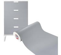DecoMeister Papel Decorativo Adhesivo Para Muebles Gris Mate Lámina Para Forrar Puerta Armario Vinilo Autoadhesivo Impermeable Para Exterior Mesa Encimera Pegatina Para Cocina Rollo 50x600 cm