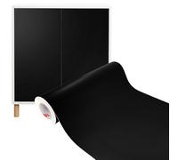 DecoMeister Papel Decorativo Adhesivo Para Muebles Negro Mate Lámina Para Forrar Puerta Armario Vinilo Autoadhesivo Impermeable Para Exterior Mesa Encimera Pegatina Para Cocina Rollo 63x600 cm