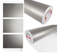 DecoMeister Papel Decorativo Adhesivo Para Muebles Plata Mate Lámina Para Forrar Puerta Armario Vinilo Autoadhesivo Impermeable Para Exterior Mesa Encimera Pegatina Para Cocina Rollo 100x300 cm