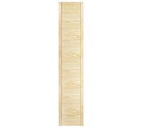 DecoMeister Puerta de Lamas con Tablones de Estructura Cerrada de Madera Maciza de Pino Sin Tratar Para Armarios Estanterías Frente de Mueble de Dimensiones 394x1995 mm Producto Individual