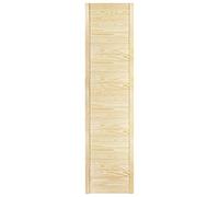 DecoMeister Puerta de Lamas con Tablones de Estructura Cerrada de Madera Maciza de Pino Sin Tratar Para Armarios Estanterías Frente de Mueble de Dimensiones 494x1995 mm Producto Individual