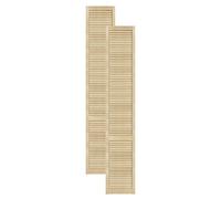 DecoMeister Puertas de Lamas Madera 394x2422 mm - Pack de 2 Pino sin tratar