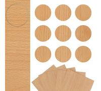DecoMeister Tapas Adhesivas Para Tornillos Agujeros Tapones Para Muebles Madera Tapa Embellecedora Pegatinas Para Tapar Armario Escritorio Patrón Haya Clara Ø 20mm Juego de 45 Piezas