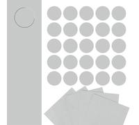 DecoMeister Tapas Adhesivas Para Tornillos Agujeros Tapones Para Muebles Madera Tapa Embellecedora Pegatinas Para Tapar Armario Escritorio Patrón Gris Cenizas Ø 14mm Juego de 125 Piezas
