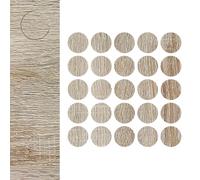 DecoMeister Tapones Adhesivos para Muebles Madera Tapa Embellecedora Autoadhesiva para Agujeros Tapas Cubiertas para Tornillos Pegatinas para Tapar Armario Escritorio Ø 14mm Roble Sonoma 25 Piezas