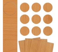 DecoMeister Tapones Adhesivos para Muebles Madera Tapa Embellecedora Autoadhesiva para Agujeros Tapas Cubiertas para Tornillos Pegatinas para Tapar Armario Escritorio Ø 20mm Haya Oscura 27 Piezas