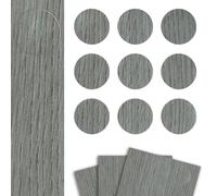 DecoMeister Tapones Adhesivos para Muebles Madera Tapa Embellecedora Autoadhesiva para Agujeros Tapas Cubiertas para Tornillos Pegatinas para Tapar Armario Escritorio Ø 20mm Roble Retro 27 Piezas