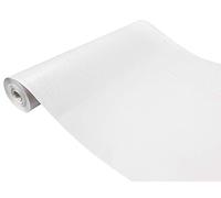 DecoMeister Vinilo Adhesivo para 67,5x1500 cm - Madera Blanca Mate | Papel Decorativo con Efecto Madera para Cocina, Armarios y Mesa, Lámina Autoadhesiva de PVC Termoformable, Impermeable