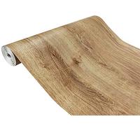 DecoMeister Vinilo Adhesivo para 90x740 cm - Madera de Roble Ribbec
