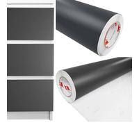 DecoMeister Vinilo Adhesivo para Muebles 100x250 cm - Gris Grafito Mate
