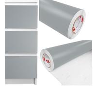 DecoMeister Vinilo Adhesivo para Muebles 100x900 cm - Gris Mate