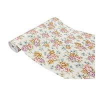 DecoMeister Vinilo Adhesivo para Muebles 45x200 cm - Papel Decorativo para Cocina, Armarios y Mesa - Lámina Autoadhesiva Termoformable, Impermeable y Lavable - Flores Románticas