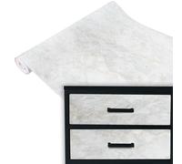 DecoMeister Vinilo Adhesivo para Muebles 67,5x100 cm - Papel Decorativo con Efecto Piedra para Cocina, Armarios y Mesa - Lámina Autoadhesiva Termoformable, Impermeable y Lavable - Mármol Blanco Dorado