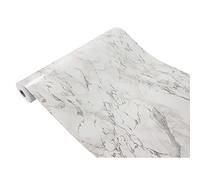DecoMeister Vinilo Adhesivo para Muebles 90x240 cm - Papel Decorativo con Efecto Piedra para Cocina, Armarios y Mesa - Lámina Autoadhesiva Termoformable, Impermeable y Lavable - Mármol Gris