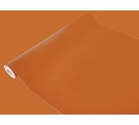 DecoMeister Vinilo Adhesivo Para Muebles Pared Cocina Naranja Mate Papel Autoadhesivo Para Forrar En Rollo Lámina Pegatina Decorativa Decoración Para Puertas Armarios 67,5x25 cm