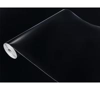 DecoMeister Vinilo Adhesivo Para Muebles Pared Cocina Negro Mate Papel Autoadhesivo Para Forrar En Rollo Lámina Pegatina Decorativa Decoración Para Puertas Armarios 67,5x25 cm