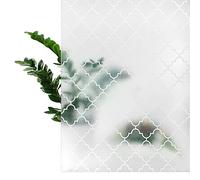 DecoMeister Vinilo Autoadhesivo para Ventanas Papel Adhesivo para Cristal Cocina Lámina con Pegamento Decoración y Privacidad para Hogar Pegatina Decorativa Motivo Arabesco En Rollo 67,5 x 240 cm