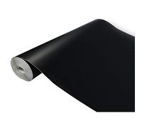 DecoMeister Vinilo Autoadhesivo Tipo Pizarra de Tiza Para Pared Mesa Escuela Papel Decorativo Negro Para Muebles Armario Lámina Adhesiva Para Bricolaje Pegatina 12€/m² Película En Rollo 67,5x490 cm