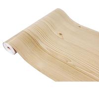 DecoMeister Vinilo Imitacion de Madera de Pino Jurásico Papel Adhesivo Para Muebles Autoadhesivo Lámina Decorativa Para Cocina Pared Puertas Para Forrar En Rollo Aspecto Madera 67,5 x 990 cm