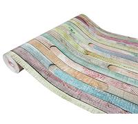 DecoMeister Vinilo Imitacion de Madera Motivo Rio Papel Adhesivo Para Muebles Autoadhesivo Lámina Decorativa Para Cocina Pared Puertas Para Forrar En Rollo Aspecto Madera 45 x 200 cm