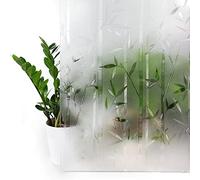 DecoMeister Vinilo Ventanas Estático 45x100 cm - Lámina de Privacidad para Cristales - Película Decorativa Fácil de Aplicar en Ventanas y Mamparas de Ducha, Protector Solar UV - Bambú (versión 2)