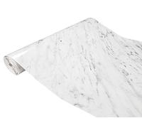 DecoMeister Vinilos Autoadhesivos Para Muebles Imitacion Marmol Papel Adhesivo Para Cocina Pared Puertas Láminas Decorativas Decoracion En Rollo Para Forrar 90 x 210 cm Carrara Gris