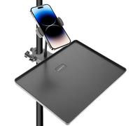 DECOMELODY 1 Bandeja para Soporte de Micrófono Clip Ajustable, Resistente Oxidación, Compatible Soportes de Transmisión, Adecuado para Creadores de Contenido y Transmisiones