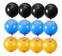 DECOMELODY 1 Juego Globos de Látex Multicolores para Decoración del Día del Padre de Globos Felices y Alegres para Fiestas Familiares Festivo