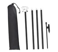 DECOMELODY 1 Juego Soporte de Luz Portátil Ajustable para Camping de Soporte de Lámpara Exterior Rack de Luz Resistente y Multifuncional para Actividades