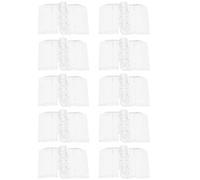 DECOMELODY 10 Bisagras Acrílicas Transparentes Plegables 30X33Mm para Manualidades Cajas y Joyeros Paquete de 10 Piezas Resistentes y Compactas Ideales para Vitrinas y Expositores